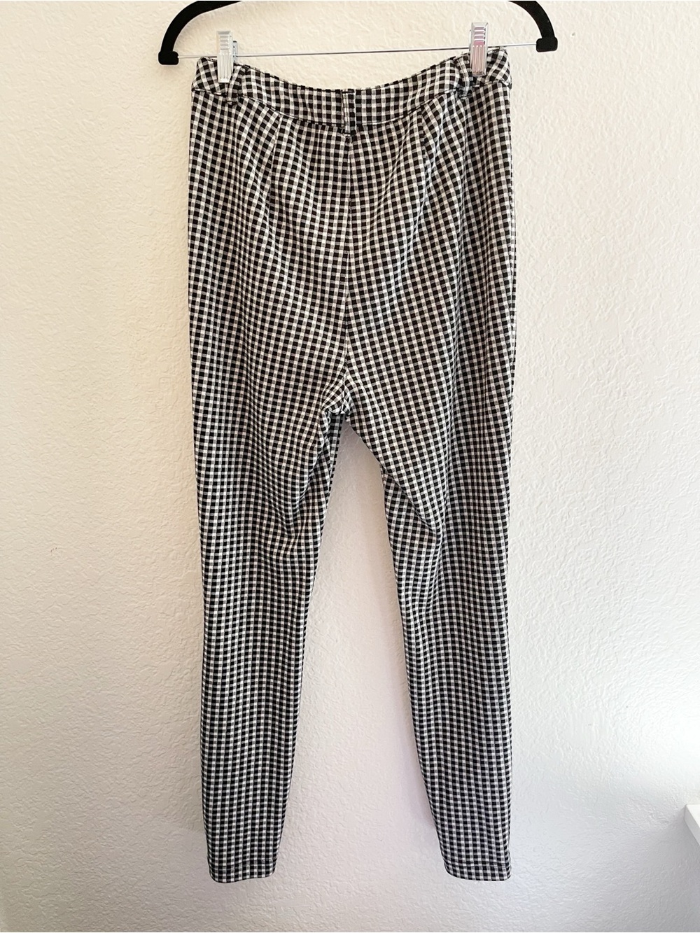 Anthropologie Maeve Houndstooth High-Waist Skinny Pants - Black & White - Picture 3 of 6